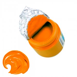 SEÑORITA TEMPERA EN POTE COLOR ANARANJADO x 250gr